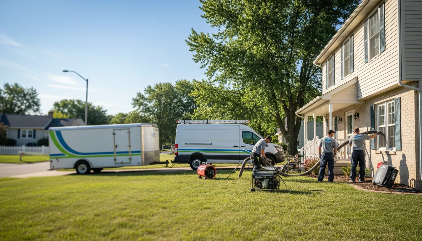 Flooded Basement Restoration And Cleanup With Repair in Waupun, WI near me